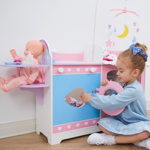 Toy baby bed best sale set